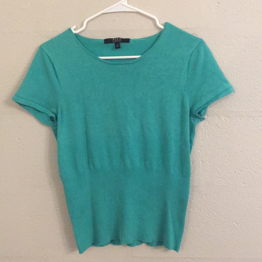 Cute Mint Alex Marie woven top size M